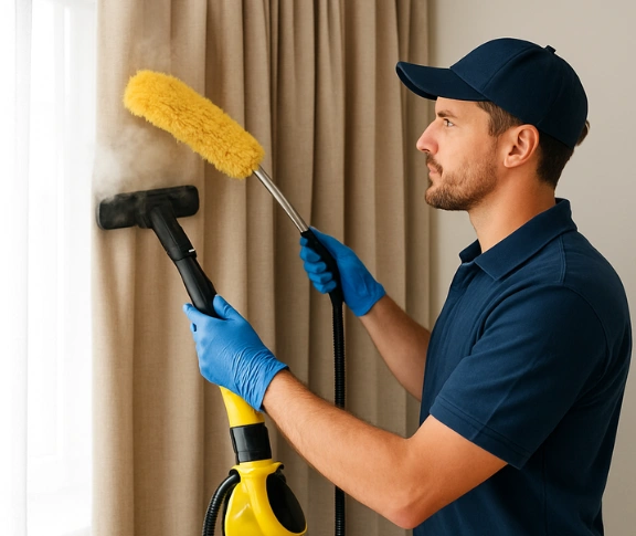 Trusted drapes cleaning technician Matty Curtain Cleaning ross-creek-vic QLD