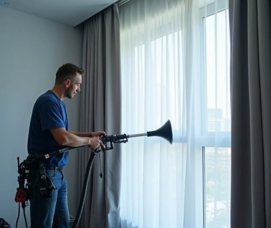Professional drapes cleaning process tools Matty Curtain Cleaning ross-creek-vic