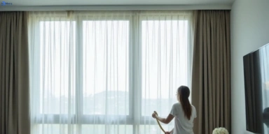 Delicate sheer drape cleaning ross-creek-vic Matty Curtain Cleaning
