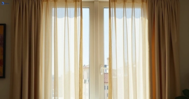 Dull dusty drapes in ross-creek-vic before professional cleaning